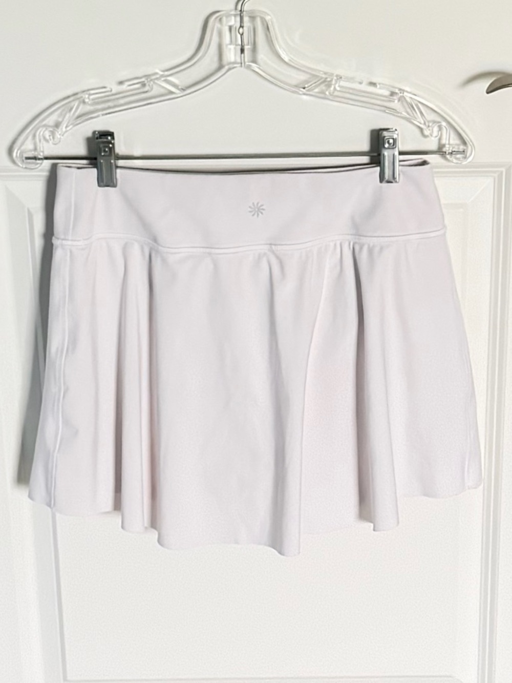 Athleta Women's White Ace Advantage High Rise 13.5" Skort Medium 39788 - Picture 7 of 16